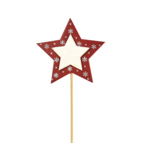 Ozdoba na piku gwiazdka/choinka zdobiona Arpex (BN0271)