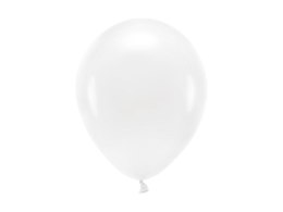 Balon gumowy Pastel Eco Balloons biały 260mm Partydeco (ECO26P-008)