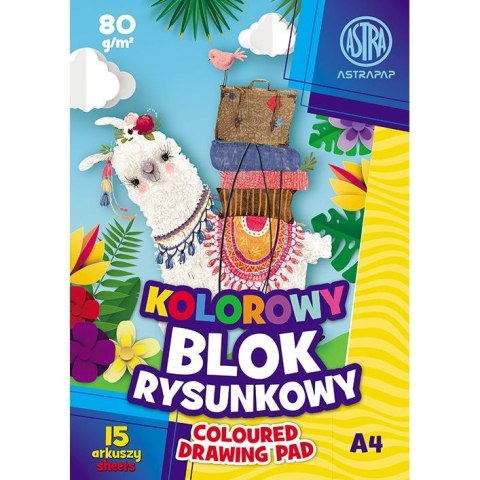 Blok rysunkowy ASTRAPAP A4 mix 80g 15k Astra (106021004)