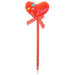 Długopis z serduszkiem display 20szt. wkład niebieski Arpex (WA7477)