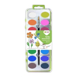 Farby akwarelowe 16 kolor. Happy Color (HA 3360 24KK-K16)