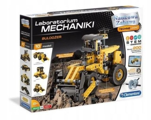 Klocki konstrukcyjne Laboratorium Mechaniki Buldożer Clementoni (CLM50633) Klocki konstrukcyjne Laboratorium Mechaniki Buldożer Clementoni (CLM50633)