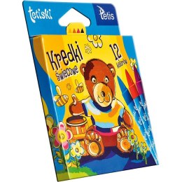 Kredki świecowe Tetiski 12 kol. Tetis (KT015-AB)