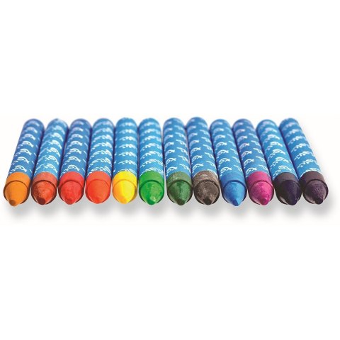 Kredki świecowe Tetiski 12 kol. Tetis (KT015-AB)