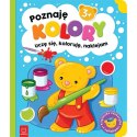 Książeczka edukacyjna Poznaję kolory. Uczę się, koloruję, naklejam. 3+ Aksjomat
