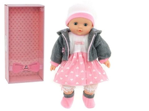 Lalka bobas z polskim dźwiękiem, śpiewa i mówi po polsku; BOX [mm:] 400 Adar (534087)