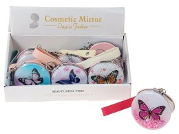 Lusterko z płynnym brokatem i brelokiem 7x1cm Adar (604193)