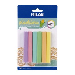 Plastelina 6 kol. pastelowa mix Milan (914706P)