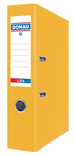 Segregator dźwigniowy Neon Life A4 75mm żółty Donau (3969001PL-11)