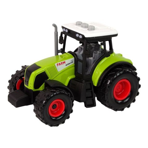 Traktor z Maszynami Przyczepa Cysterna Dźwięki LED Lean (15221)
