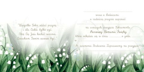 Zaproszenie KW Komunia KONWALIE Henry (5905701485499) Zaproszenie KW Komunia KONWALIE Henry (5905701485499)