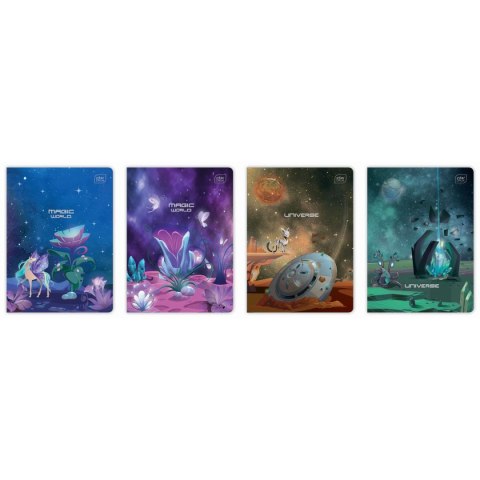 Zeszyt METALIC FANTASY A5 60k. 70g krata Interdruk