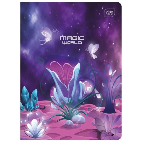 Zeszyt METALIC FANTASY A5 60k. 70g krata Interdruk