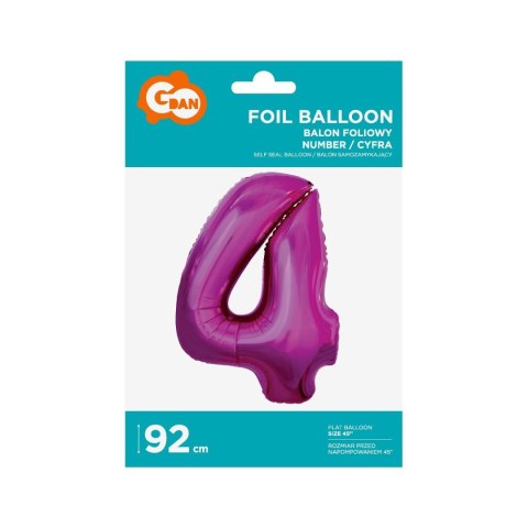 Balon foliowy cyfra 7 srebrny 35 cm 45cal Godan (FG-C35S7) Balon foliowy cyfra 7 srebrny 35 cm 45cal Godan (FG-C35S7)