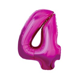 Balon foliowy cyfra 7 srebrny 35 cm 45cal Godan (FG-C35S7)
