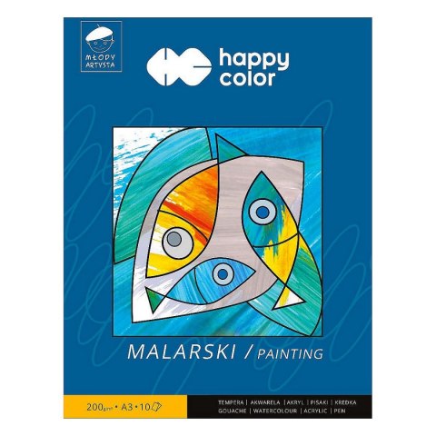 Blok artystyczny młody artysta A3 200g 10k Happy Color (HA 3720 3040-M10)