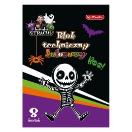 Blok techniczny Halloween 9510119 A4 kolorowy Herlitz (300024718)