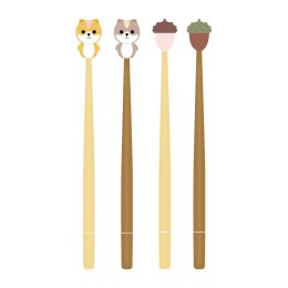 Długopis Jesień ( wiewiórki ,żołędzie) żelowy Strigo (SSC232)