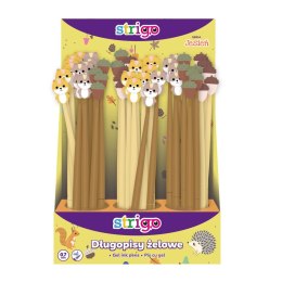 Długopis Jesień ( wiewiórki ,żołędzie) żelowy Strigo (SSC232)