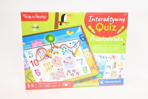 Gra edukacyjna Interaktywny quiz przedszkolaka Clementoni (554310)