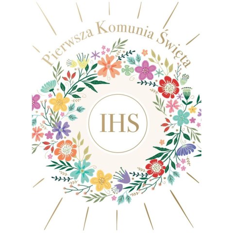 Kartka składana KARNET B6 KOMUNIA ZK KWIATY B6 Henry (5907465661386) Kartka składana KARNET B6 KOMUNIA ZK KWIATY B6 Henry (5907465661386)