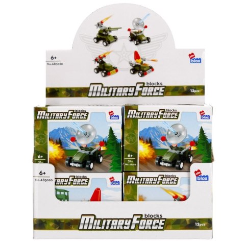 Klocki konstrukcyjne Military 30-33 elementy Alleblox (492861) Klocki konstrukcyjne Military 30-33 elementy Alleblox (492861)