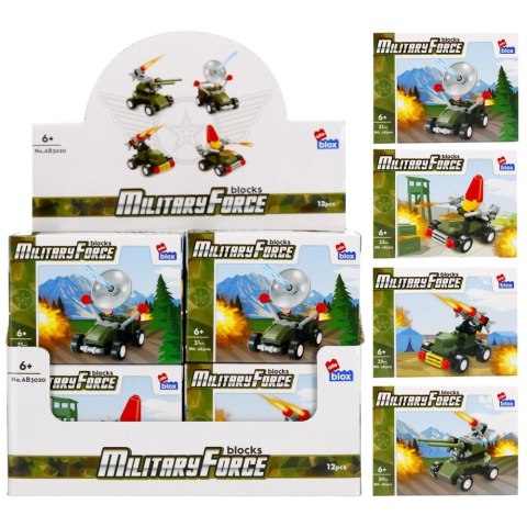 Klocki konstrukcyjne Military 30-33 elementy Alleblox (492861) Klocki konstrukcyjne Military 30-33 elementy Alleblox (492861)
