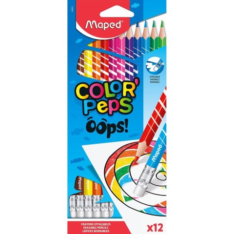 Kredki ołówkowe Colorpeps 12 kol. Maped (832812)