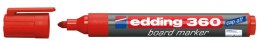 Marker suchościeralny 360 czerwony 1,5-3,00mm okrągła końcówka Edding