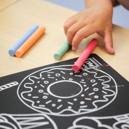 Podkład na biurko FUNNY MAT BLACK ciastka sfu701 czarny polipropylen PP [mm:] 400x400 Strigo (8681379307017)