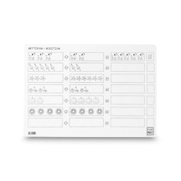 Podkład na biurko FUNNY MAT white DODAWANIE sfu1032 biały polipropylen PP [mm:] 335x480 Strigo (8681379310321)