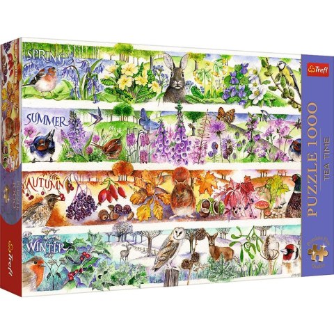 Puzzle Premium Plus Tea Time: Cztery pory roku 1000 el. Trefl (12078) Puzzle Premium Plus Tea Time: Cztery pory roku 1000 el. Trefl (12078)