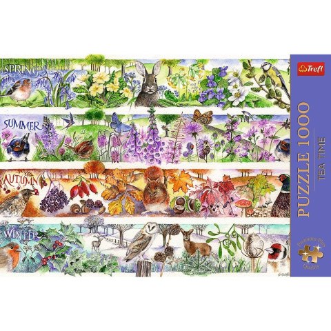 Puzzle Premium Plus Tea Time: Cztery pory roku 1000 el. Trefl (12078) Puzzle Premium Plus Tea Time: Cztery pory roku 1000 el. Trefl (12078)