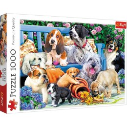 Puzzle Psy w ogrodzie 1000 el. Trefl (10556)