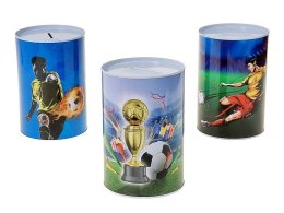 Skarbonka 15cm piłka nożna metal Adar (610866)