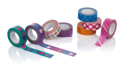 Taśma ozdobna Taśma dekoracyjny fancy disp.24szt. 15x10 [mm x m] mix Astra Creativo