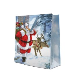 Torba prezentowa torba Santa is coming A4+ Paw (AGB2006702)