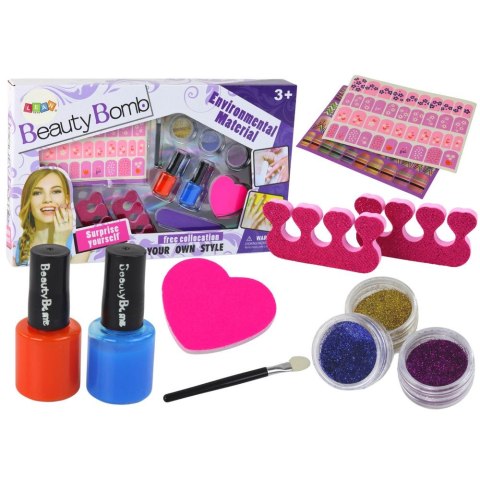 Zestaw piękności Do Malowania Paznokci Naklejki Beauty Bomb XXL Lean (17061) Zestaw piękności Do Malowania Paznokci Naklejki Beauty Bomb XXL Lean (17061)