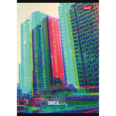 Zeszyt Unreal City A5 60k. 70g linia Unipap Zeszyt Unreal City A5 60k. 70g linia Unipap