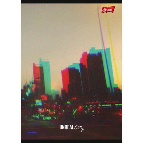 Zeszyt Unreal City A5 60k. 70g linia Unipap Zeszyt Unreal City A5 60k. 70g linia Unipap