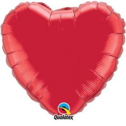 Balon foliowy 18 cali, Serce czerwone 18cal Godan (99594)