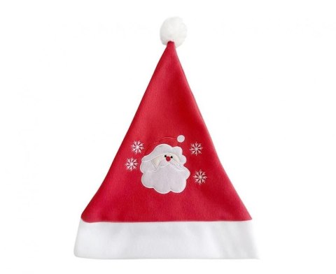 Czapka świąteczna z aplikacją Mikołaja, 29x43 cm Godan (NW-CZMJ)