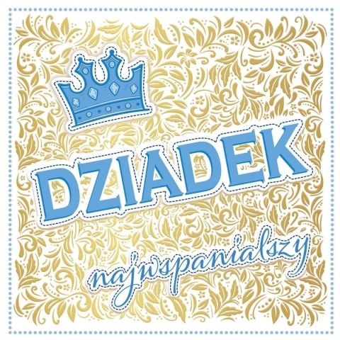 Kartka składana Karnet B6 BiDZ KORONA DZIADEK B6 Henry (5905701487585) Kartka składana Karnet B6 BiDZ KORONA DZIADEK B6 Henry (5905701487585)