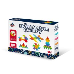 Klocki pozostałe Mali geniusze Puzzle 80 el. Askato (125220)
