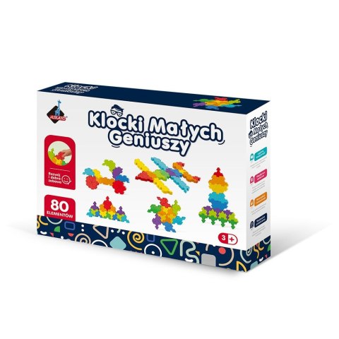 Klocki pozostałe Mali geniusze Puzzle 80 el. Askato (125220) Klocki pozostałe Mali geniusze Puzzle 80 el. Askato (125220)