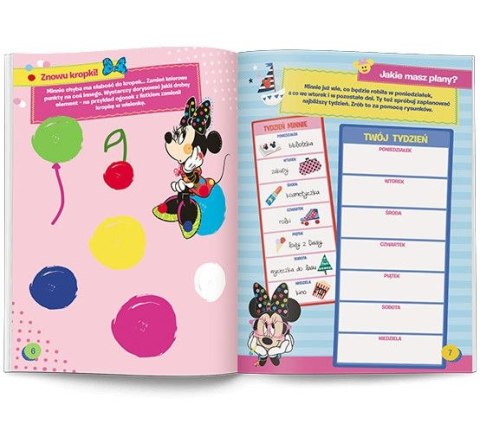 Książeczka edukacyjna Minnie. Zadania do Zmazywania Ameet (PTC 9110)