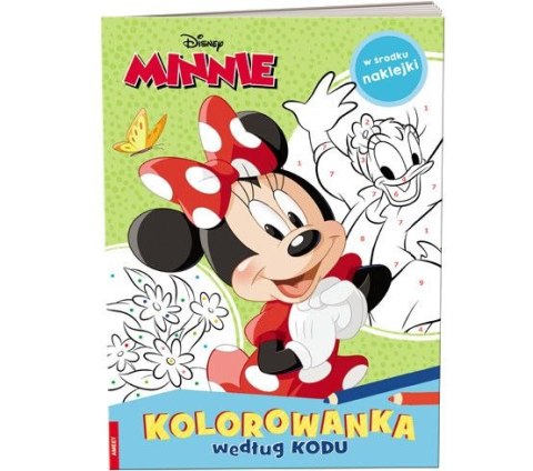 Książka dla dzieci Minnie. Kolorowanka według kodu Ameet (KKO 9105) Książka dla dzieci Minnie. Kolorowanka według kodu Ameet (KKO 9105)
