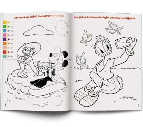 Książka dla dzieci Minnie. Kolorowanka według kodu Ameet (KKO 9105) Książka dla dzieci Minnie. Kolorowanka według kodu Ameet (KKO 9105)