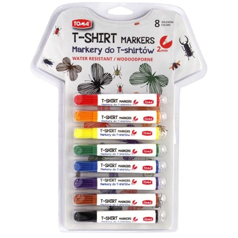 Marker specjalistyczny do odziezy mix 2,0mm okrągła końcówka Toma (TO-745) Marker specjalistyczny do odziezy mix 2,0mm okrągła końcówka Toma (TO-745)