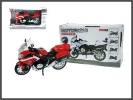 Motocykl straży pożarnej 18cm ze światłem i dźwiękiem Hipo (H12806)